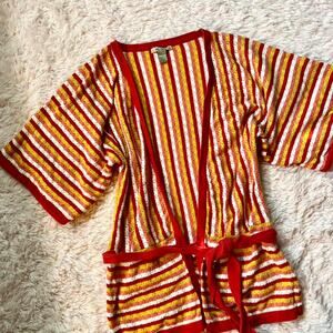 Vintage Forever 21 Y2K Retro 90s Grunge Indie Hippie Lagenlook Kimono‎ Robe